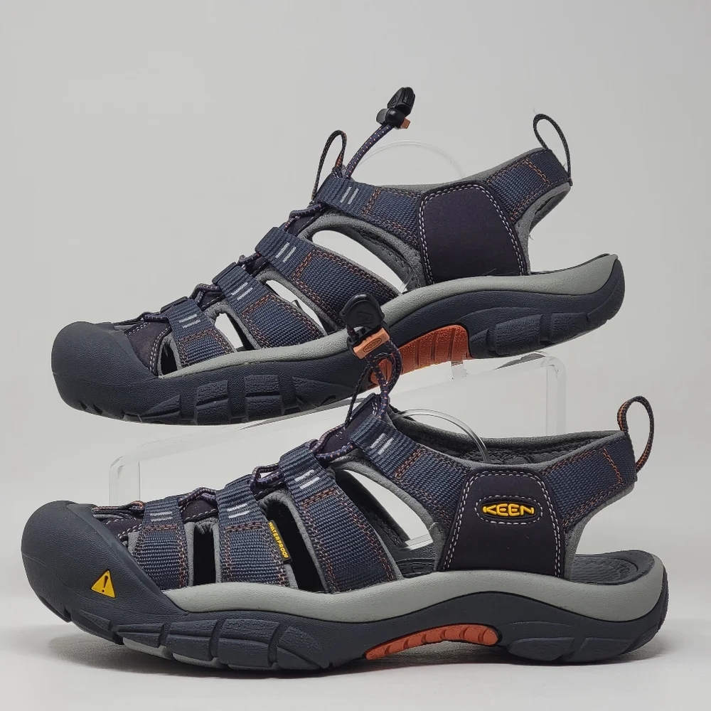 Keen Newport H2 Mens Size 10 Sandals Gray Water Shoes Hiking Slip On 1001931 - Picture 3 of 9